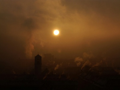 Dirty skies in Freiburg